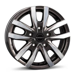 BORBET Borbet CW5 mistral anthracite glossy polished 6,5x16 5x120 ET60 CB65.1 R14 1260 kg