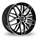 Avus Avus AF19 Black Polished 8x18 5x120 ET45 CB72.6 60° 775 kg
