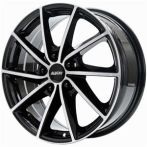 ALUTEC Alutec Singa diamond-black frontpolished 7x17 5x114.3 ET48 CB67,1 60° 710 kg