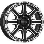 DOTZ Dotz Kalahari dark Black/polished 8x18 6x139.7 ET35 CB67,1 Flat 1150 kg