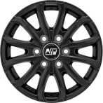 Msw MSW 48 Van 6 Holes Matt Black 6,5x16 6x120 ET50 CB74,5 60° 1350 kg