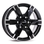ALUTEC Alutec Titan diamond-black frontpolished 8x18 6x139.7 ET38 CB67,1 Flat 970 kg
