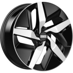 FONDMETAL Fondmetal e-Joule Glossy Black Machined 7,5x19 5x114.3 ET49 CB67,1 60° 800 kg