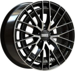 FONDMETAL Fondmetal Kari Glossy Black Machined 8,5x20 5x112 ET40 CB66,6 (Long Bolt) R14 1000 kg