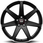 MOMO Momo Seven Matt Black polished 8x18 5x112 ET42 CB72,3 60°