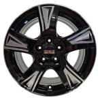 FONDMETAL Fondmetal PRO1 Glossy Black Machined 6,5x16 5x108 ET42 CB65,1 Flat 1250 kg