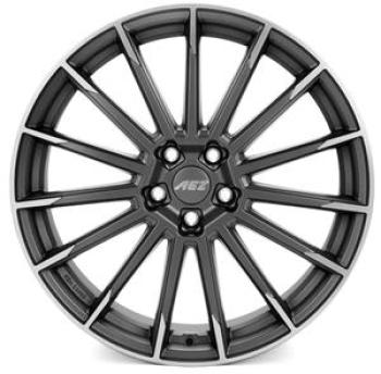 AEZ Atlanta Graphite matt/polished 8,5x20 5x112 ET35 CB70,1 60° 780 kg