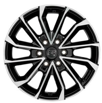 MSW 42 Van Gloss Black Full Polished 6,5x17 6x130 ET54 CB84,1 R14 1250 kg