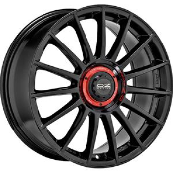 OZ Racing Superturismo Evoluzione Gloss Black + Red Lettering 8,5x19 5x112 ET38 CB75,0 R12 725 kg