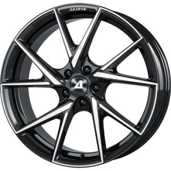 Alutec ADX.01 diamond-black frontpolished 7,5x18 4x100 ET45 CB63,3 60° 635 kg