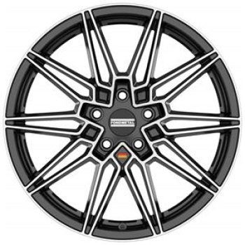 Fondmetal Thoe Glossy Black Machined 8x19 5x112 ET26 CB66,6 60° 775 kg