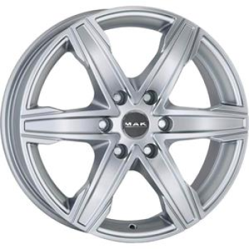MAK King 6 Silver 6,5x16 6x125 ET50 CB74,1 60° 1215 kg