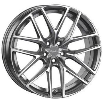 Breyton Hibonit Matt Gun Polished Face 10x20 5x112 ET38 CB66,6 60° 750 kg