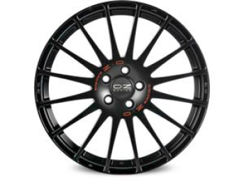 OZ Racing Superturismo GT Matt Black Red Lettering 7,5x17 5x112 ET35 CB75,0 R12 715 kg
