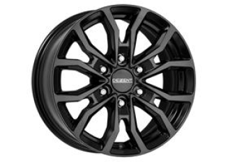 Dezent KC Black 6,5x16 6x120 ET50 CB74,5 60° 1350 kg