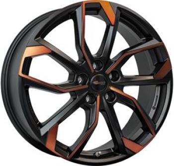 RC Design RC34 Black Orange Matt (BOM) 7,5x19 5x112 ET50 CB57,1 R13 750 kg